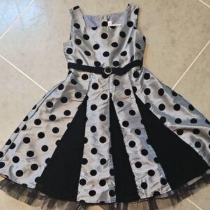Youngland Black and Gray Dress